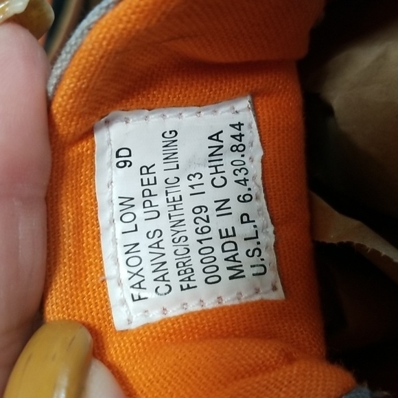 POLO RALPH LAUREN CANVAS SNEAKERS FAXON LOW SIZE 9D - Picture 7 of 7